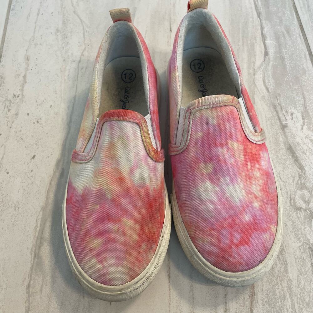 Cat & Jack Tie Dye Slip on Shoes